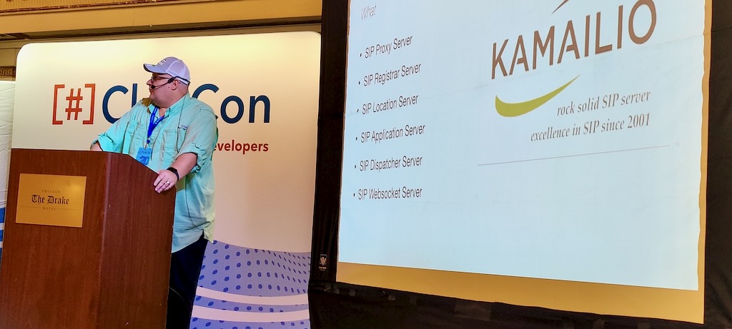 Fred Posner speaking at Cluecon 2024